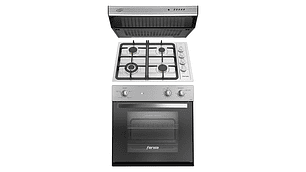 COMBO HORNO ELÉCTRICO FENSA EMPOTRABLE 66 L F 1060R A + ENCIMERA 4.3HF + CAMPANA U6160