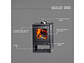 CALEFACTOR A LEÑA BOSCA GOLD 380 NEGRO - Miniatura 3