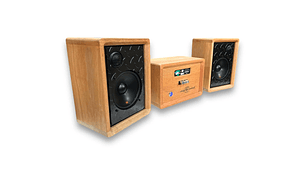 MINI COMPONENTE EN MADERA NATIVA MODELO MC3 STEEL