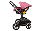 COCHE TRAVEL SYSTEM BEBESIT QUANTUM ROSADO - Miniatura 4