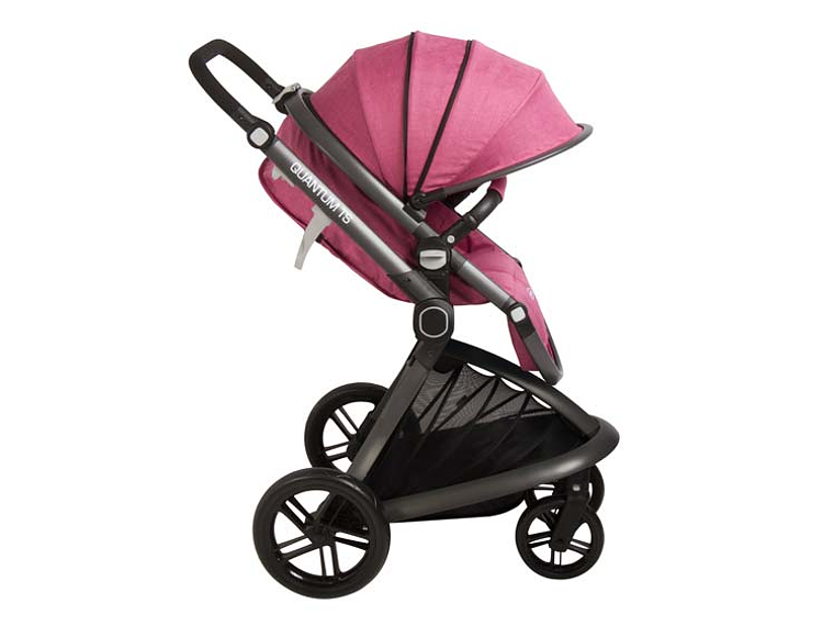 COCHE TRAVEL SYSTEM BEBESIT QUANTUM ROSADO 5