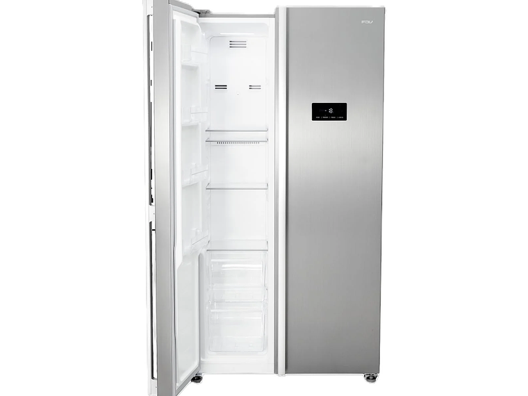 REFRIGERADOR SIDE BY SIDE SLIM 442 LTS FDV SILVER. 2