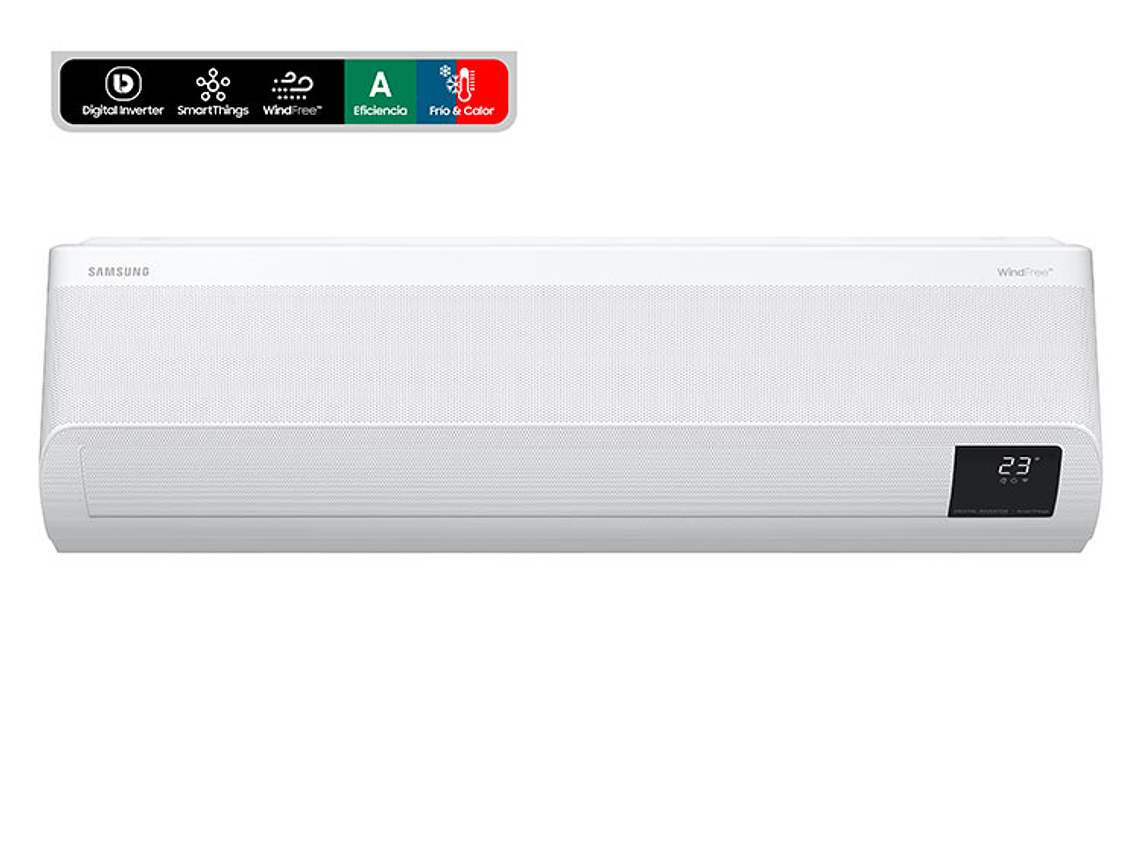 AIRE ACONDICIONADO SPLIT WINDFREE SAMSUNG AR24BSEAMWK/ZS 1