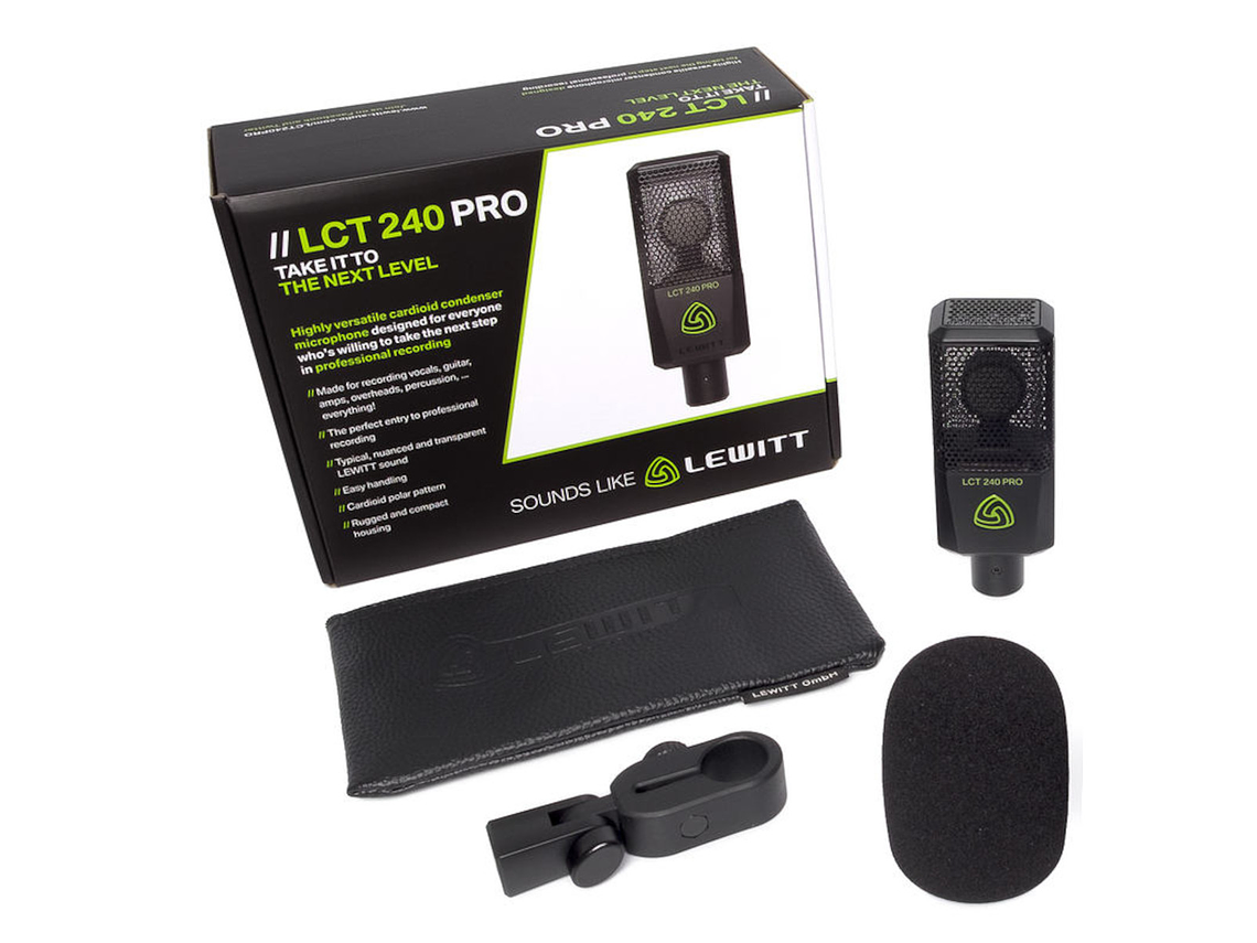 MICROFONO CONDENSADOR LEWITT LCT 240 PRO BLK 4