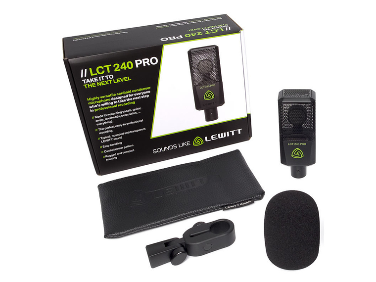 MICROFONO CONDENSADOR LEWITT LCT 240 PRO BLK 4