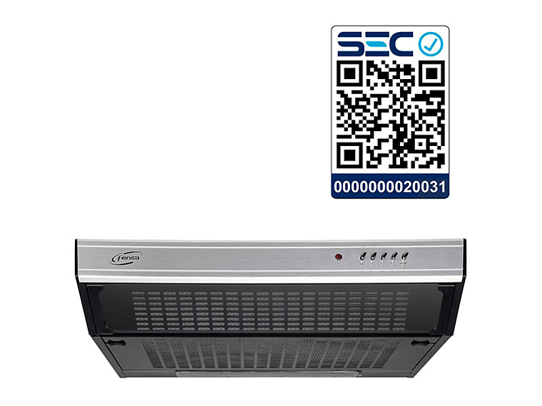 COMBO HORNO ELÉCTRICO FENSA EMPOTRABLE 66 L F 1060R A + ENCIMERA 4.3HF + CAMPANA U6160 4