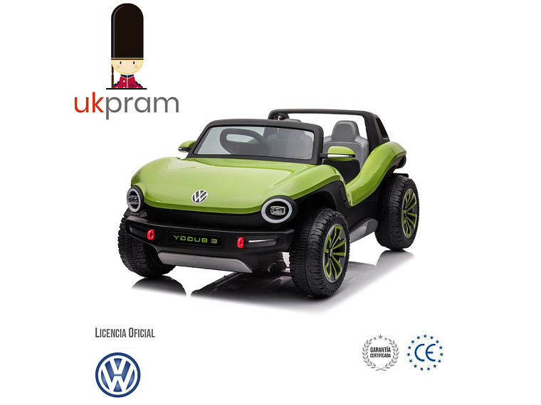 BUGGY A BATERIA VOLKSWAGEN E BUGGY VERDE 3