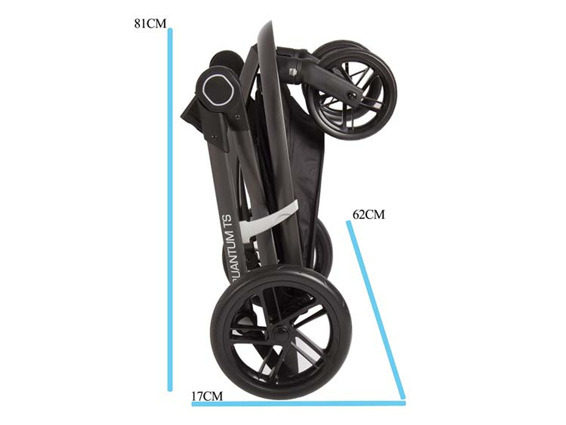 COCHE TRAVEL SYSTEM BEBESIT QUANTUM ROSADO 7