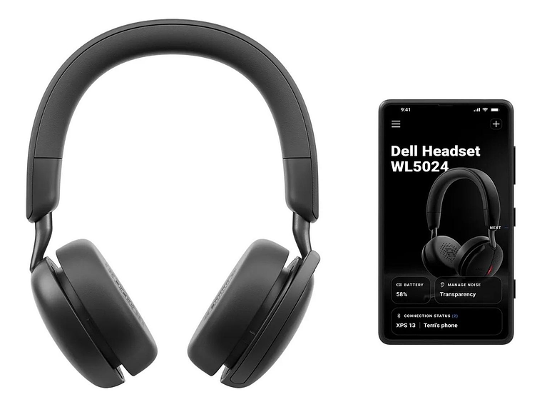 AUDÍFONOS DELL PRO INALÁMBRICOS WL5024 ANC BT USB-C CERTIFIC 4