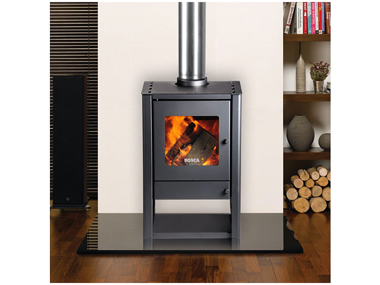 CALEFACTOR A LEÑA BOSCA GOLD 380 NEGRO 7