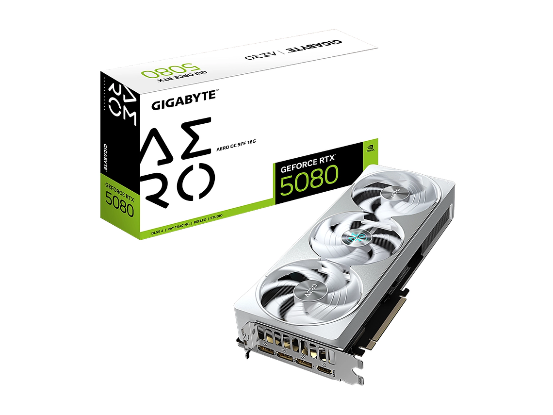 TARJETA DE VÍDEO GIGABYTE RTX 5080 AERO OC SFF 16GB GDDR7 1