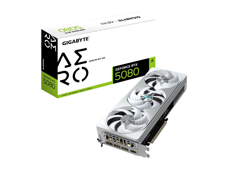 TARJETA DE VÍDEO GIGABYTE RTX 5080 AERO OC SFF 16GB GDDR7 1