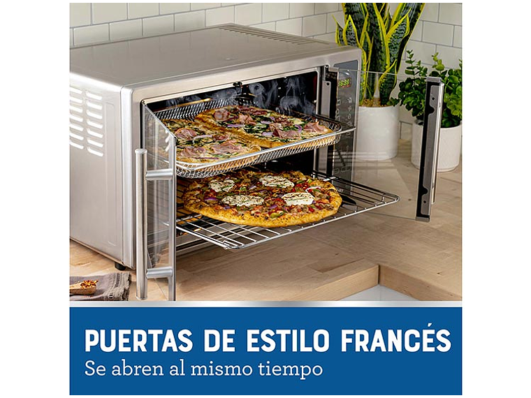 HORNO DIGITAL CON FREIDORA DE AIRE OSTER® DE 42 LITROS DE PUERTAS ESTILO FRANCÉS TSSTTVFDDAFNS 3