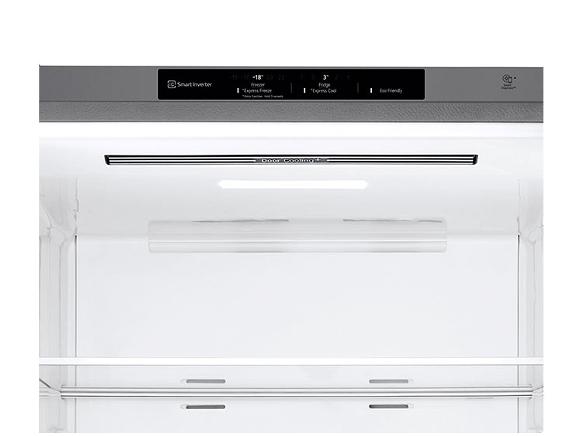 REFRIGERADOR BOTTOM FREEZER LG NO FROST 408 L DOOR COOLING GB40BPG 7
