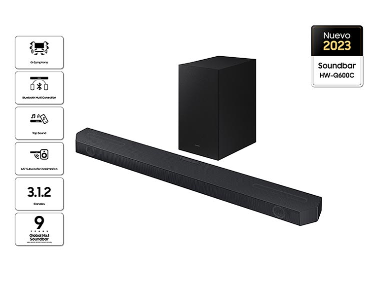 SOUNDBAR SAMSUNG HW-Q600C 3.1.2 CH 1