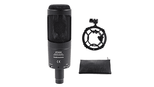 MICROFONO CONDENSADOR AUDIOTECHNICA AT2050 BK