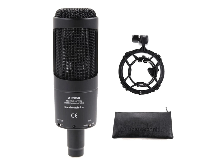 MICROFONO CONDENSADOR AUDIOTECHNICA AT2050 BK 2