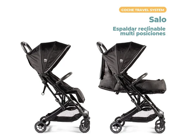 COCHE TRAVEL SYSTEM COMPACTO PIKABOO SALO NEGRO 3