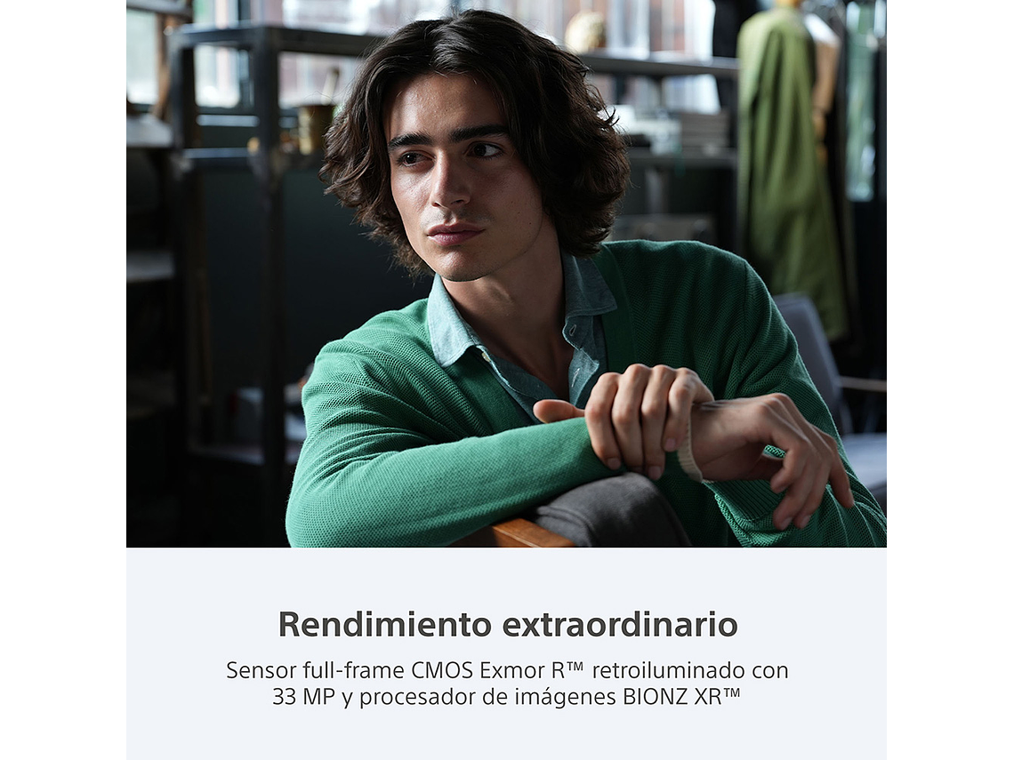 CÁMARA PROFESIONAL COMPACTA FULL FRAME MIRRORLESS ILCE-7CM2 5