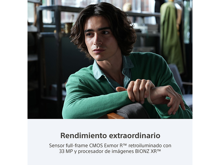 CÁMARA PROFESIONAL COMPACTA FULL FRAME MIRRORLESS ILCE-7CM2 5