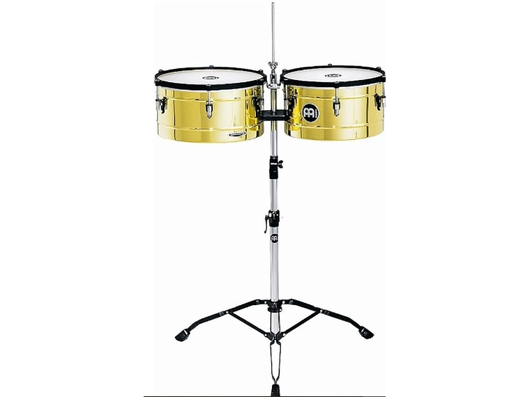 TIMBALES 14 & 15 MARATHON SERIES BRASS MT1415B MEINL PERCUSSION 1