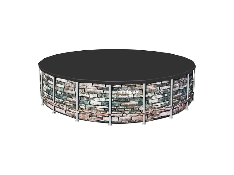 PISCINA BESTWAY REDONDA FILTRO + ACCESORIOS 6.10X1.32M 7