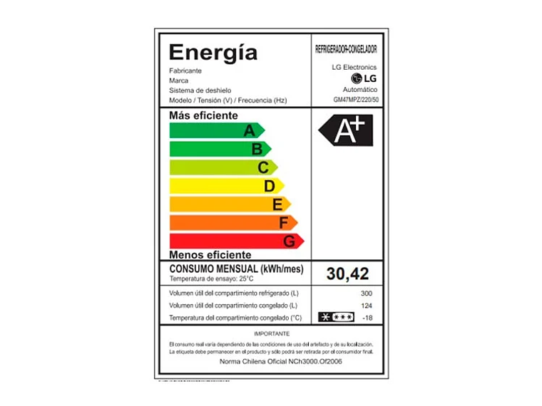 REFRIGERADOR FRENCH DOOR LG 470 L NO FROST GM47MPZ 6