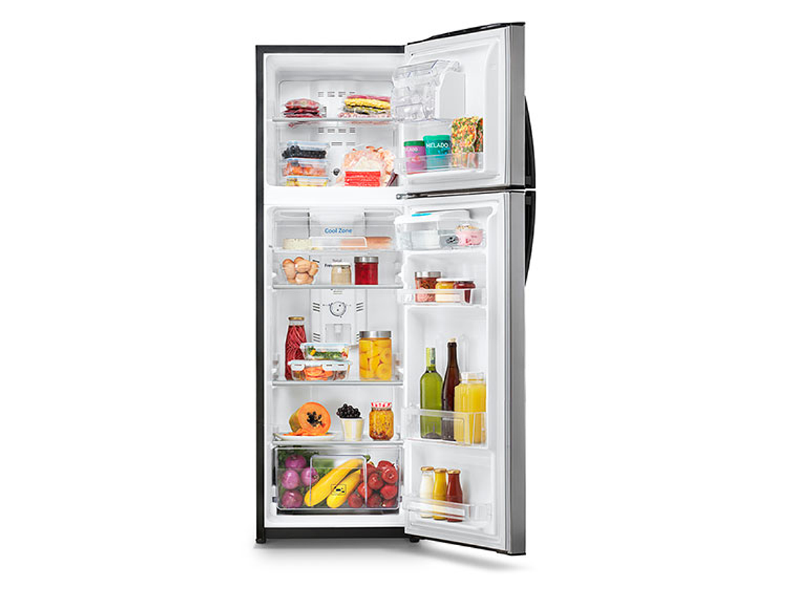 REFRIGERADOR MABE TOP FREEZER 250 L NF INOX 4