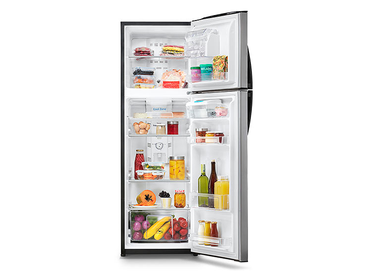 REFRIGERADOR MABE TOP FREEZER 250 L NF INOX 4