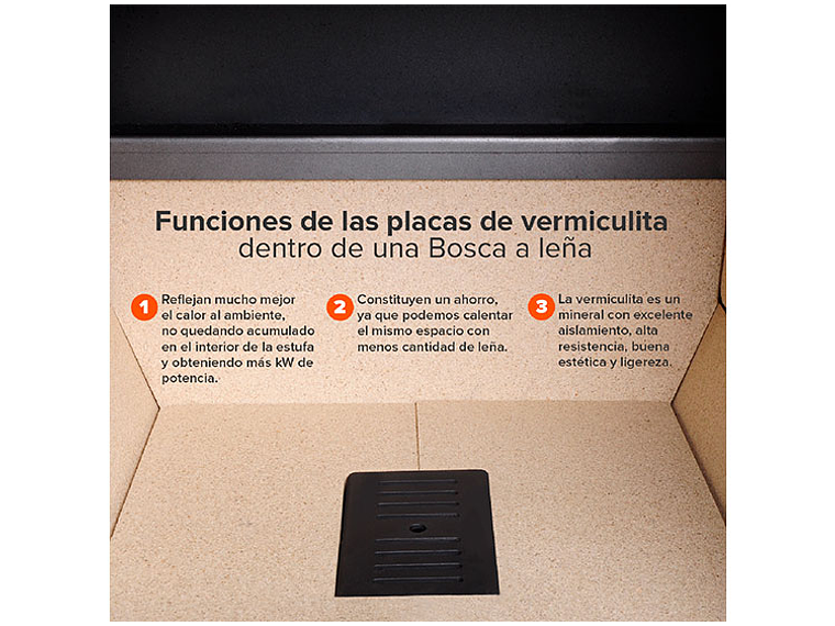 CALEFACTOR A LEÑA BOSCA LIMIT 380 6