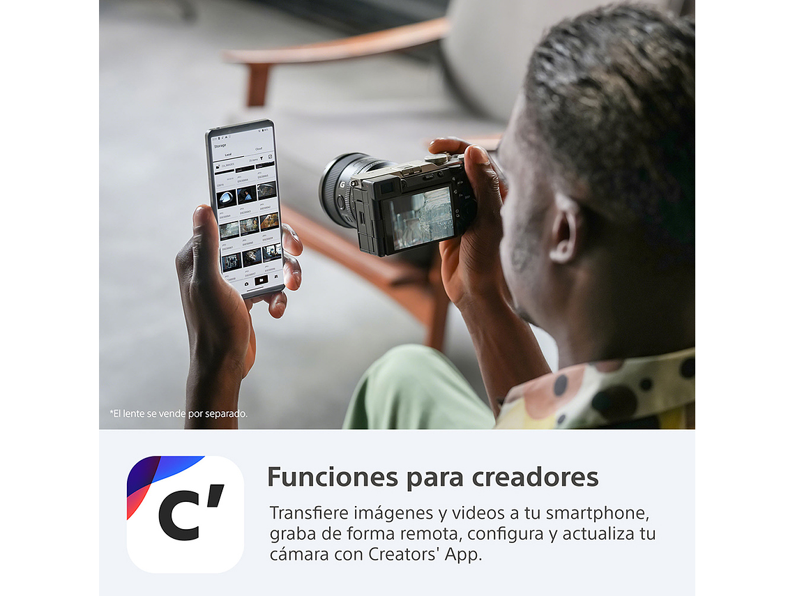 CÁMARA PROFESIONAL COMPACTA FULL FRAME MIRRORLESS ILCE-7CM2 7