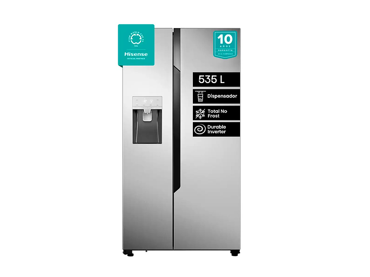 REFRIGERADOR HISENSE SIDE BY SIDE NO FROST 535 L RC-70WS 1