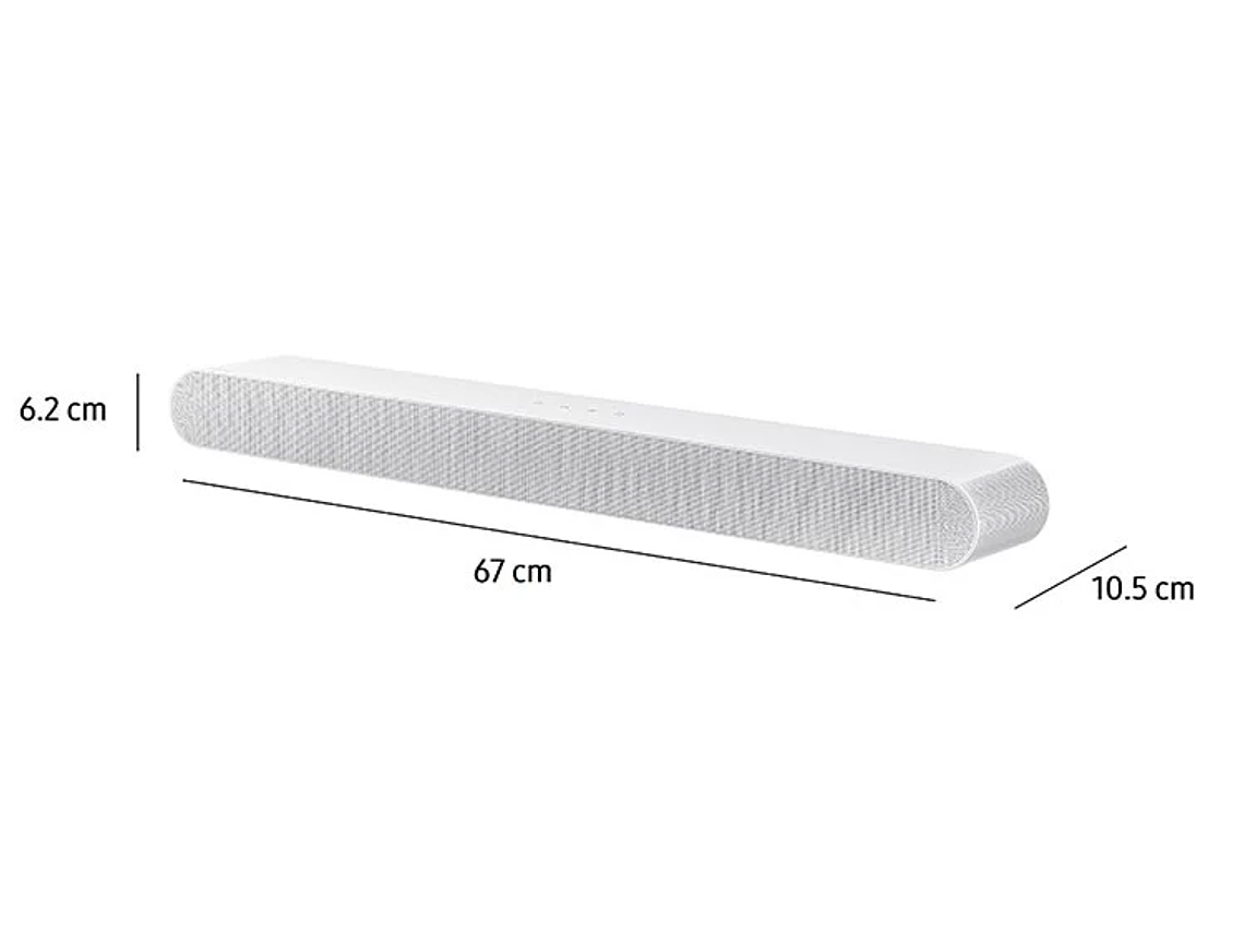 SOUNDBAR SAMSUNG HW-S61D-ZS BLANCO 3