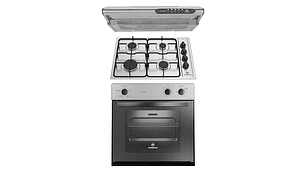 COMBO HORNO ELÉCTRICO MADEMSA EMPOTRABLE 66 L M SPAZIO 140A + ENCIMERA 435E + CAMPANA M60