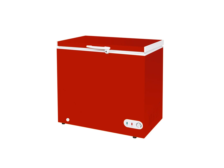 CONSERVADORA / CONGELADORA 215 LTS COLOR ROJO NORKALT 1