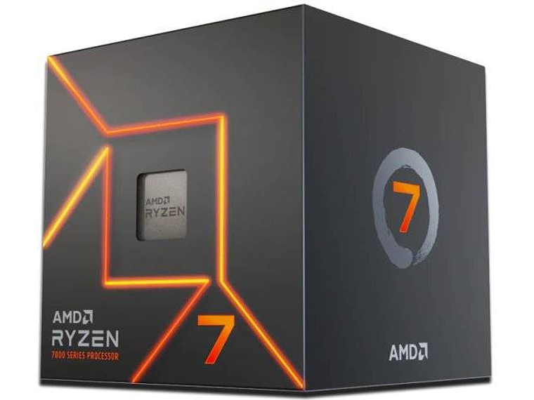 PROCESADOR AMD RYZEN 7 7700, AM5, 3.8 GHZ (HASTA 5.3 GHZ), CACHÉ 32MB, 8 NÚCLEOS, 65W 2