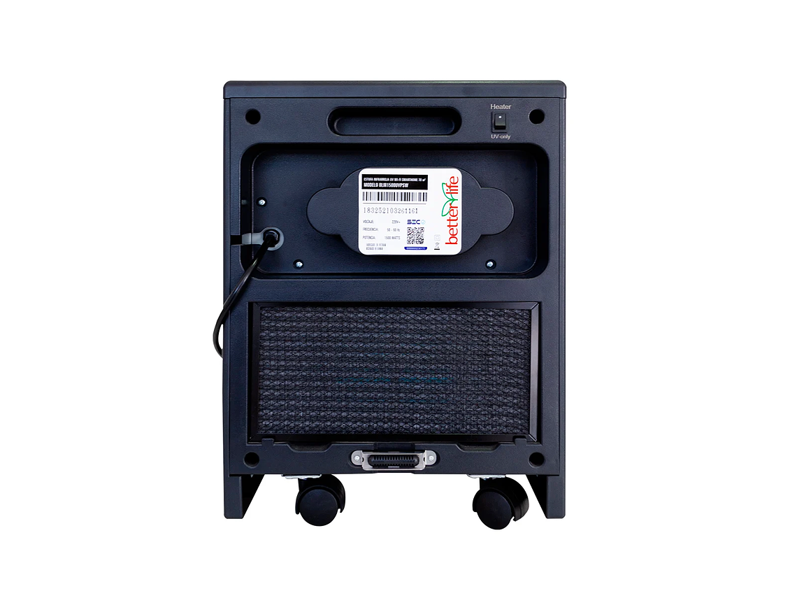 ESTUFA INFRARROJA UV 70 M² BETTERLIFE BLIR1500UVPSW 5