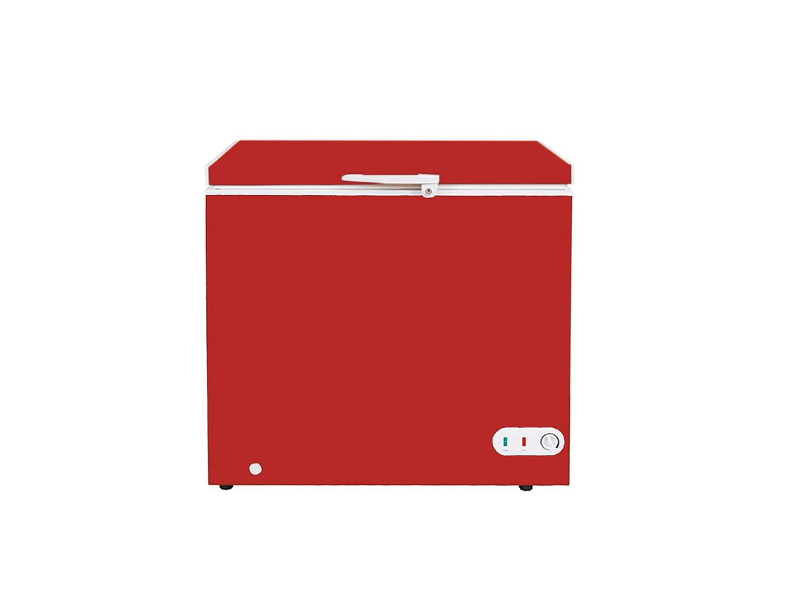 CONSERVADORA / CONGELADORA 215 LTS COLOR ROJO NORKALT 2