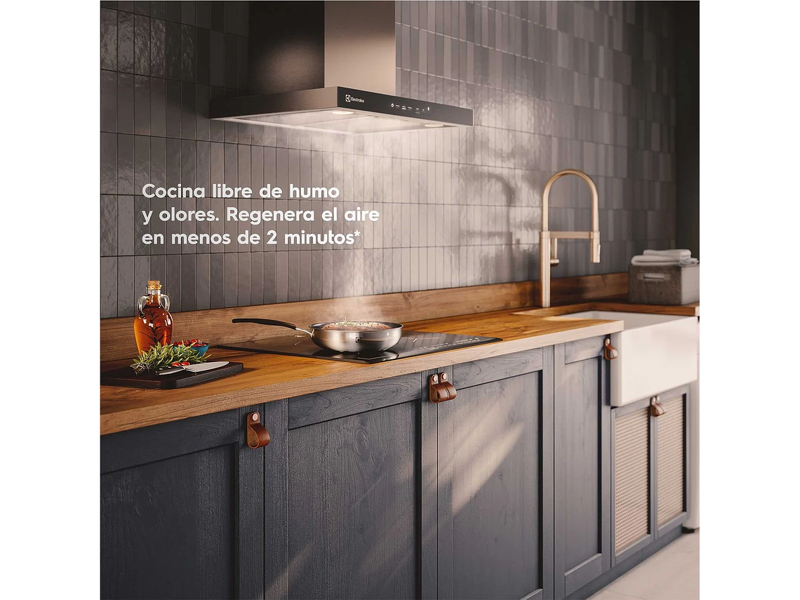 CAMPANA COCINA DECORATIVA ELECTROLUX 60CM TIMER CE6TF 4