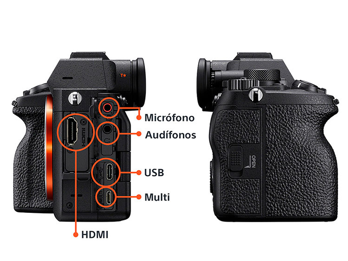 CAMARA HÍBRIDA SONY ILCE-7M4K FULL-FRAME ALPHA 7 IV 3