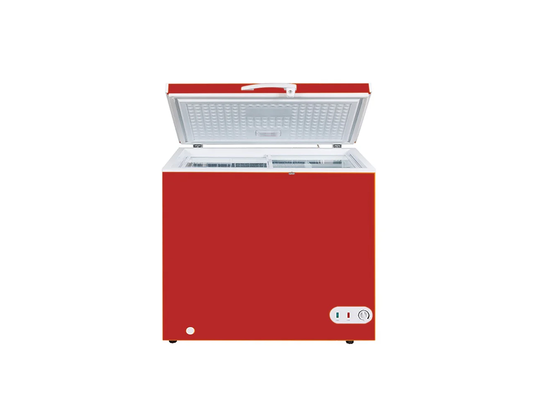CONSERVADORA / CONGELADORA 215 LTS COLOR ROJO NORKALT 3