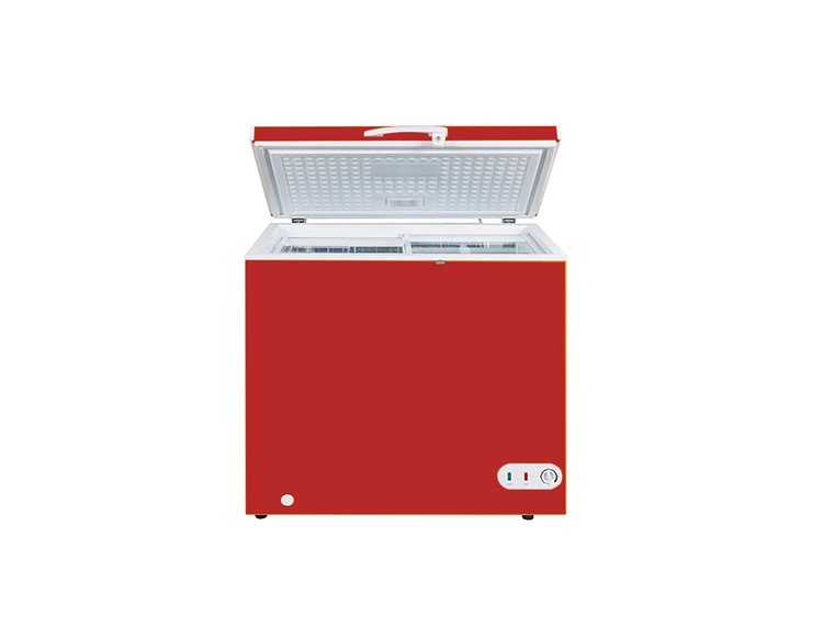 CONSERVADORA / CONGELADORA 215 LTS COLOR ROJO NORKALT 3