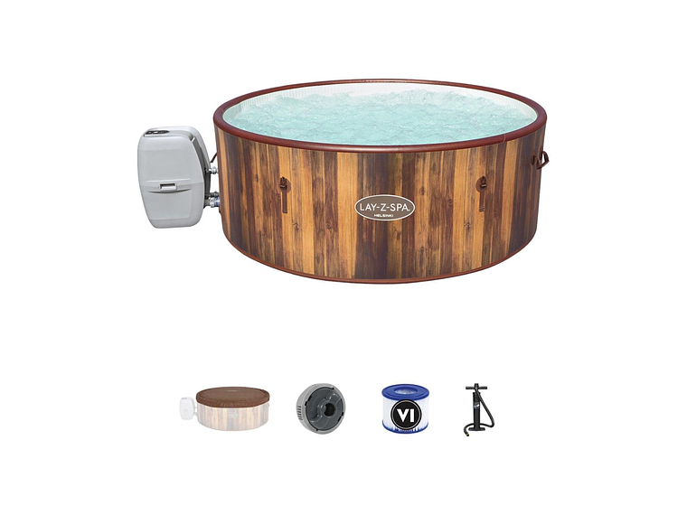 HOT TUB SPA JACUZZI INFLABLE HELSINKI 7 PERSONAS BESTWAY 6