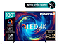 SMART TV HISENSE QLED 4K UHD 100” 100U7N - Miniatura 1