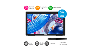 TABLETA GRAFICA COMPUTADOR HUION KAMVAS STUDIO 24 / 1TB SSD / 32GB RAM / 23.8' QHD