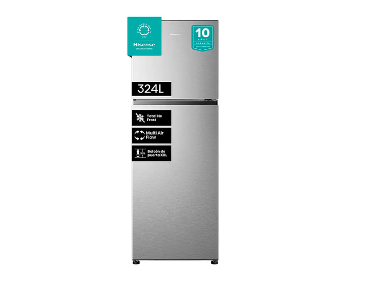 REFRIGERADOR HISENSE TOP MOUNT FREEZER NO FROST 324 L RD-42WR 1