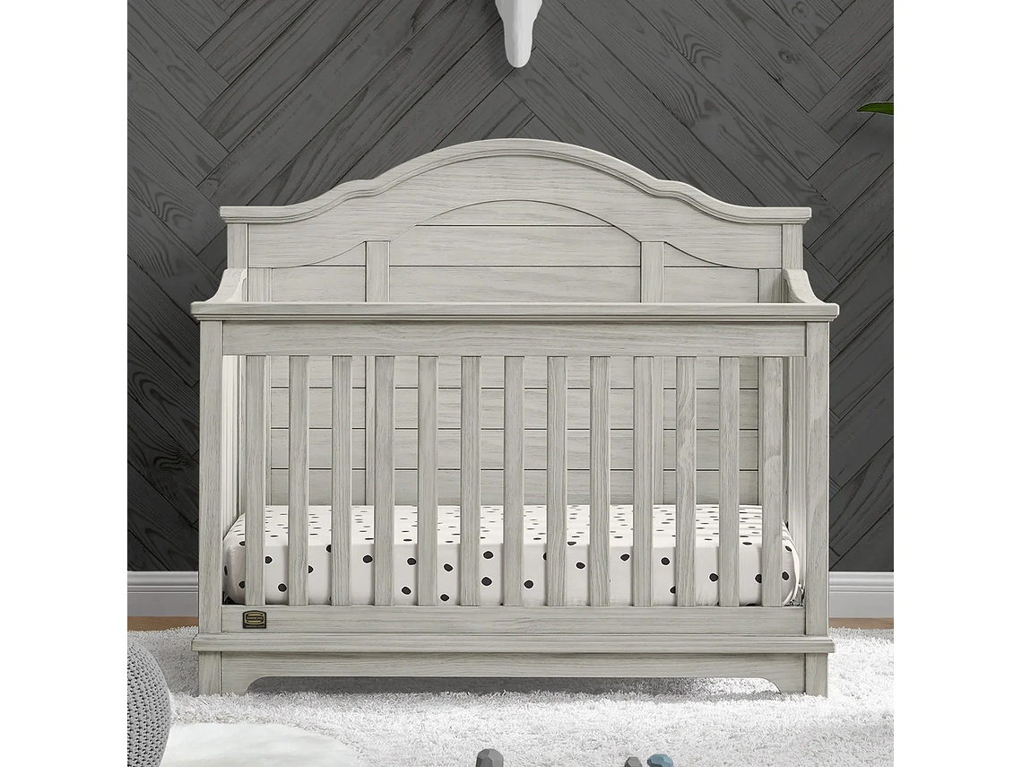 CUNA DE MADERA SOLIDA CONVERTIBLE 6 EN 1 ASHER RUSTIC 2