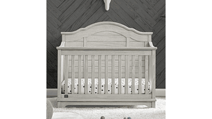 CUNA DE MADERA SOLIDA CONVERTIBLE 6 EN 1 ASHER RUSTIC