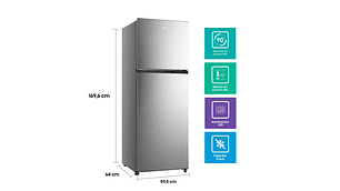 REFRIGERADOR HISENSE TOP MOUNT FREEZER NO FROST 324 L RD-42WR