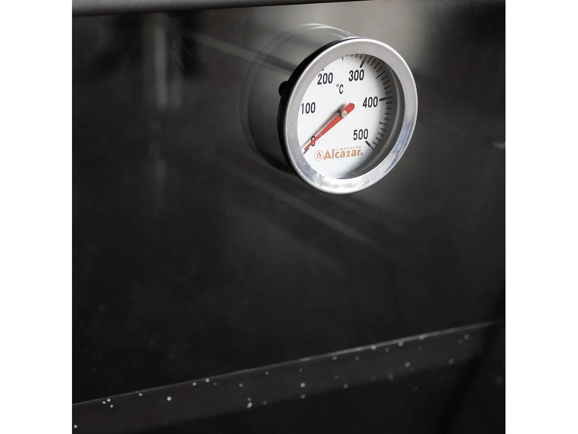 COCINA A LEÑA ALCAZAR EUROPEA M80 GRIS 8